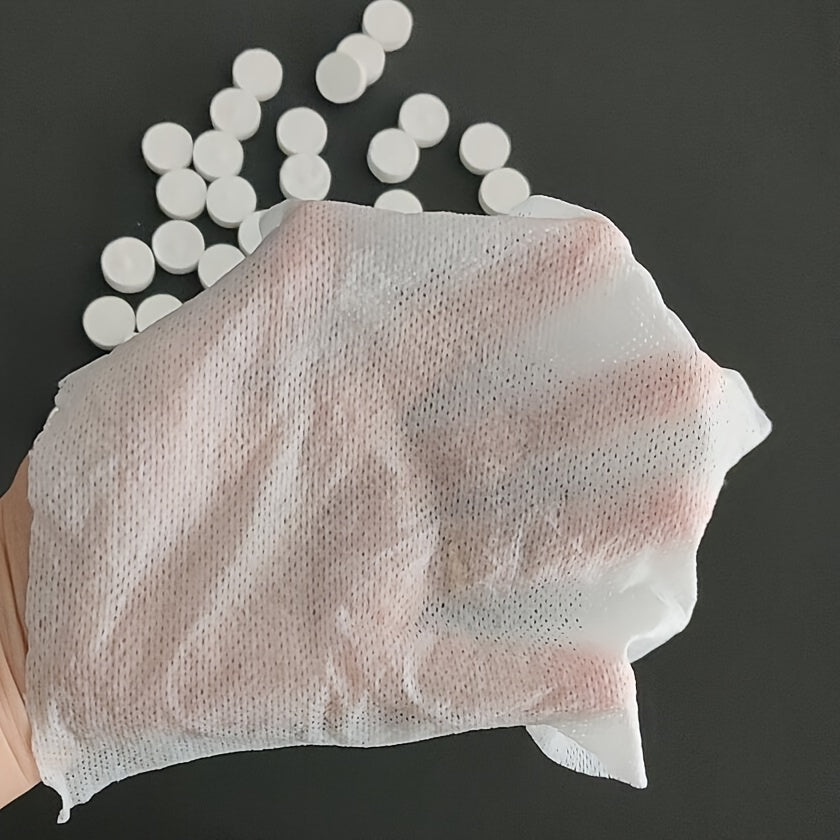 Ultra-Lightweight Compressed Face Towels - Soft, Absorbent, Quick-Drying
