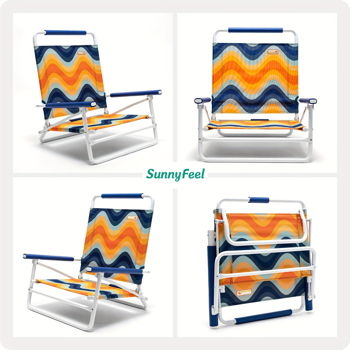 Low Folding Beach Chair Lightweight