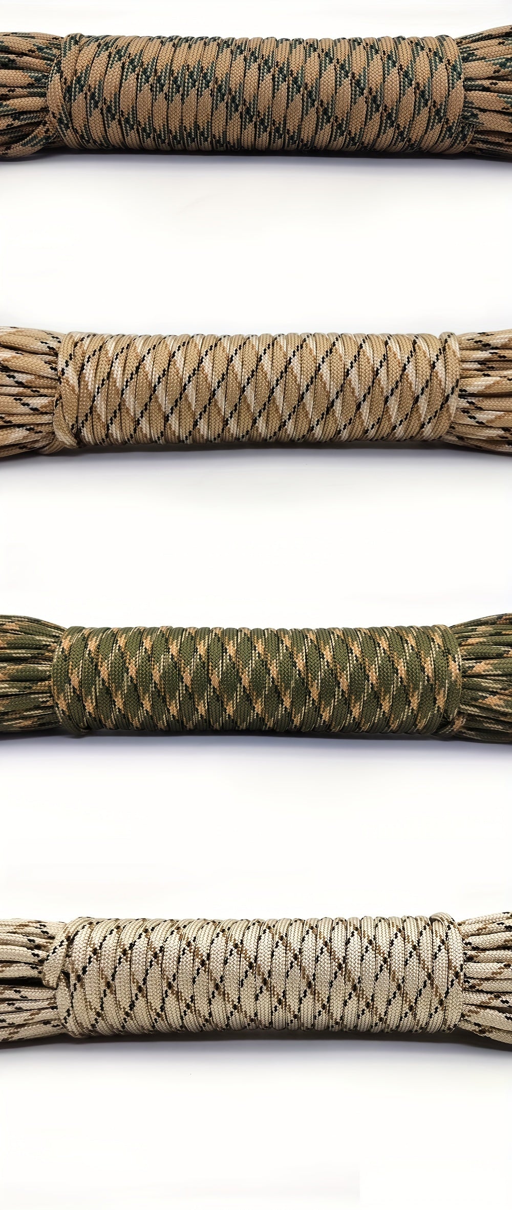 Durable Braided Paracord  Strong 4mm Diameter, 16.4FT Length