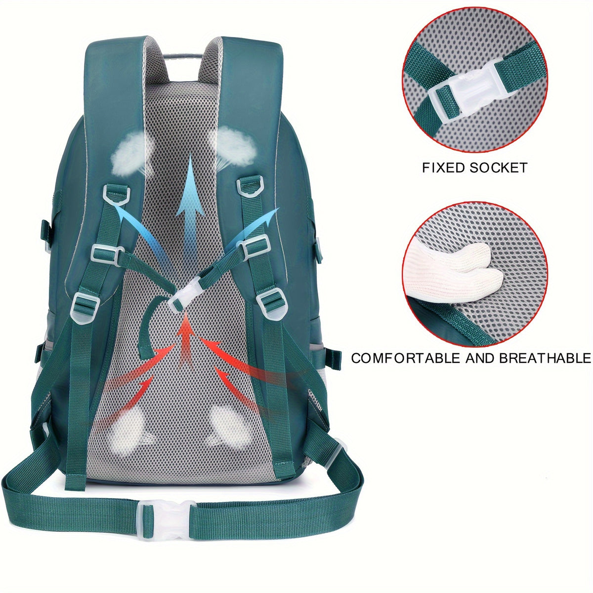 1/2pcs Outdoor Travel Backpack, Waterproof Large Capacity
