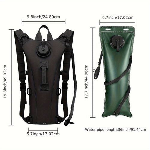 101.44oz Water Bladder Bag Hiking Camping Hydration Backpack