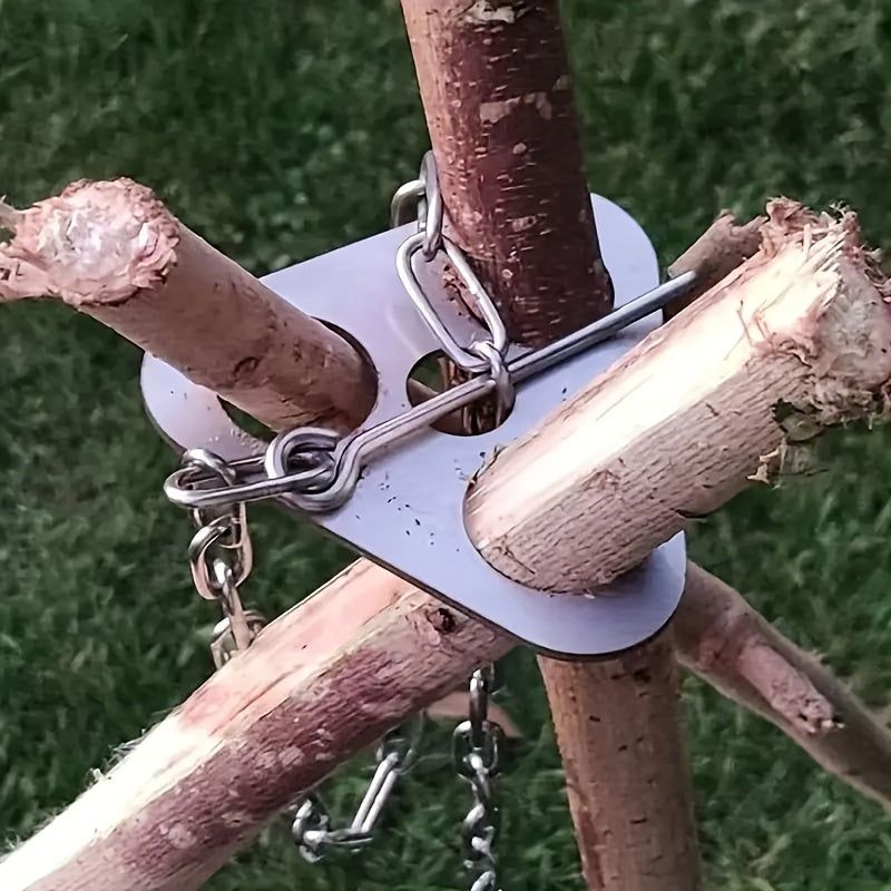 Outdoor Campfire Rack, Hanging Pot