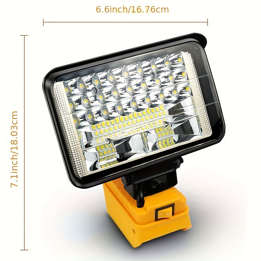 LED Work Light For DeWALT 20V MAX Battery, 90W 5400LM/60W 4500LM/48W 3800LM