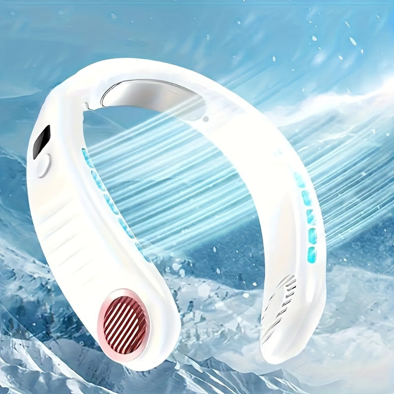 Ultra-Portable Mini Hanging Neck Fan - Whisper-Quiet