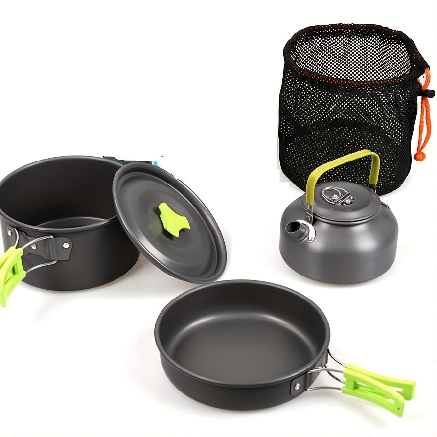 Non-stick  Foldable Camping Cookware Set,
