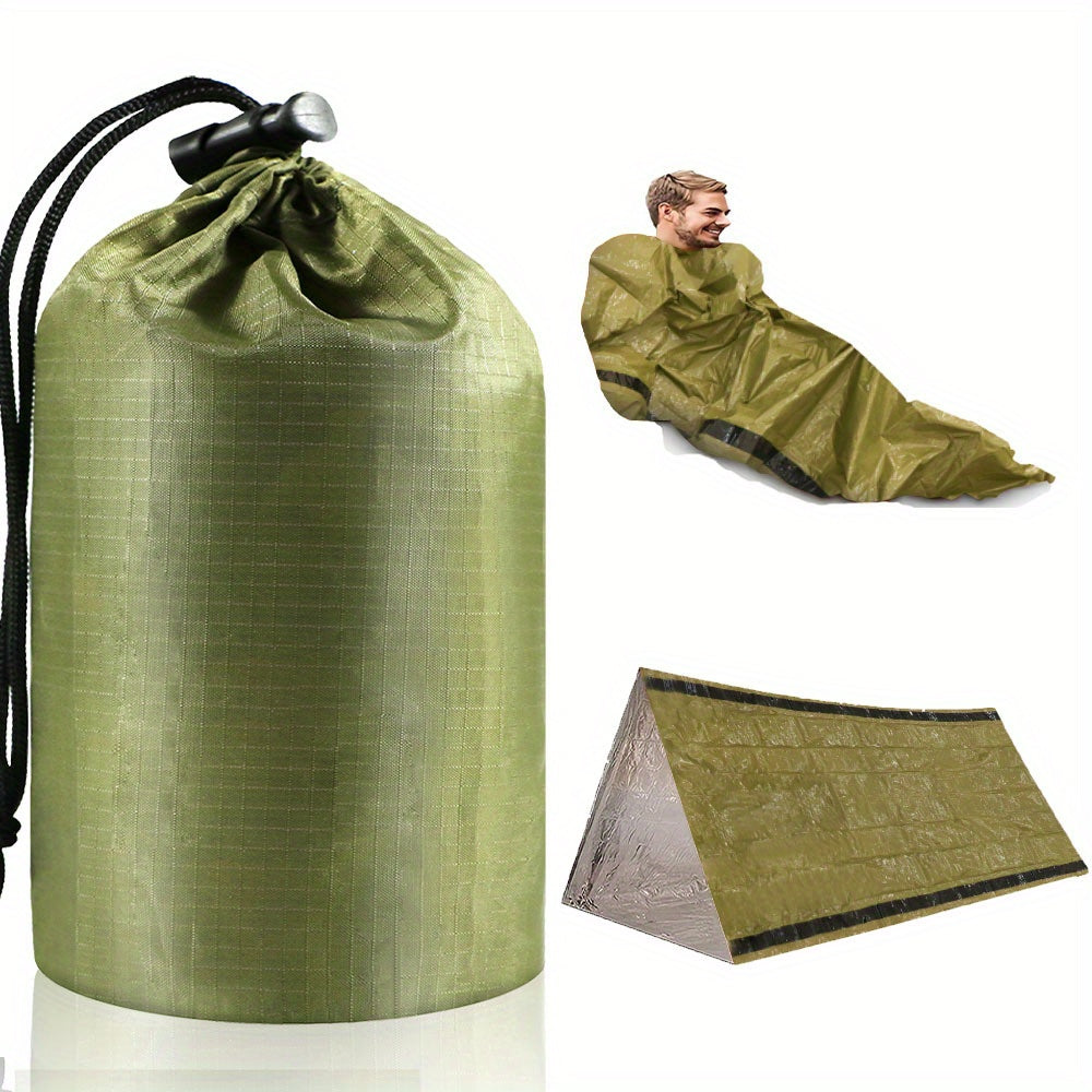 1/2pcs Outdoor Sleeping Bag, Emergency Camping Hiking Sleeping Bag