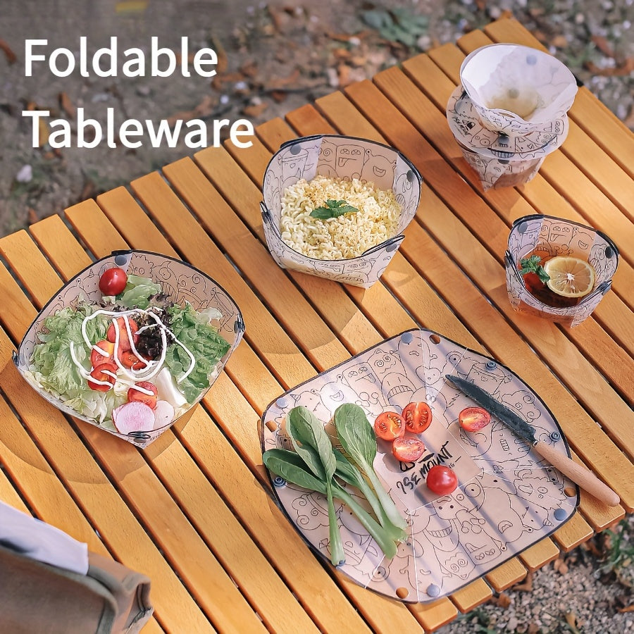 Ultra-light Foldable Cutlery For Outdoor Camping Picnic Travel