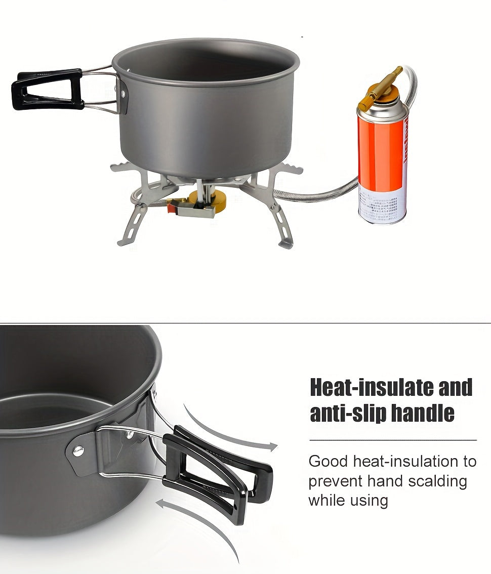 Non-stick  Foldable Camping Cookware Set,