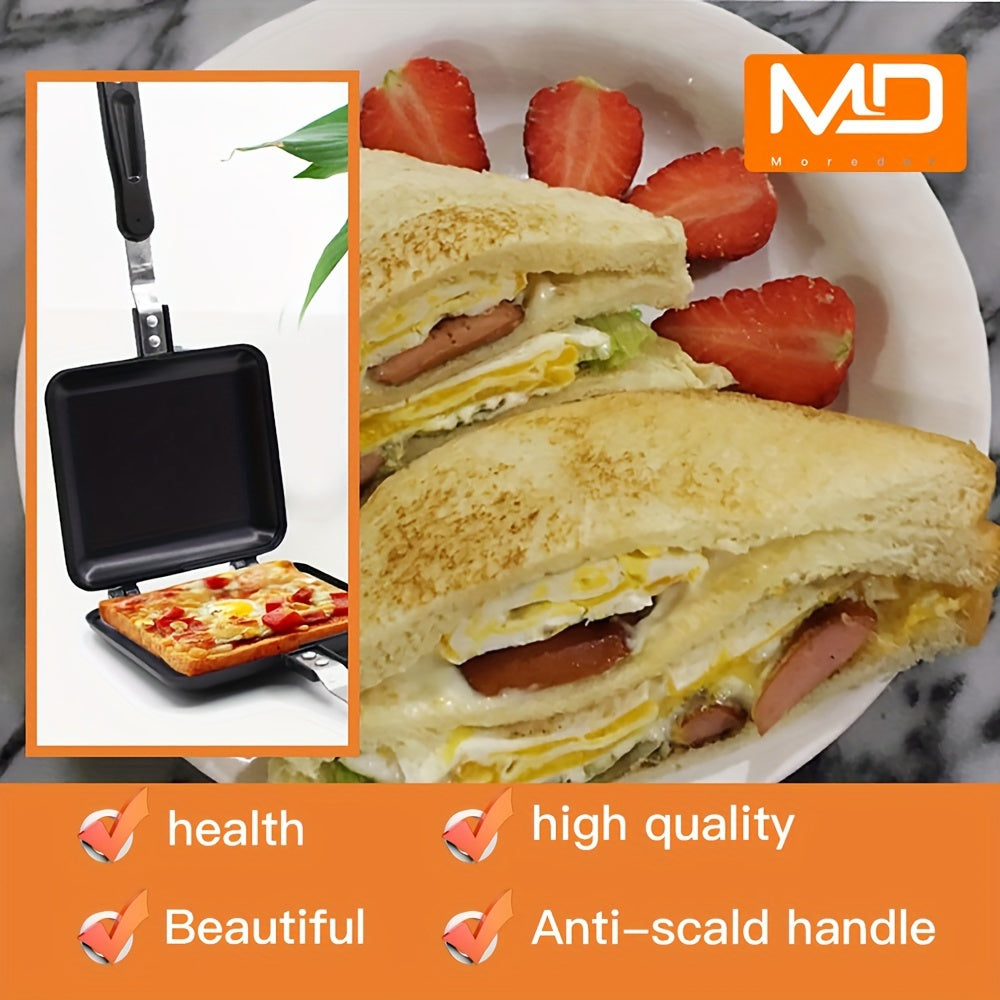 Double-Sided Non-Stick Sandwich Maker & Griddle Pan