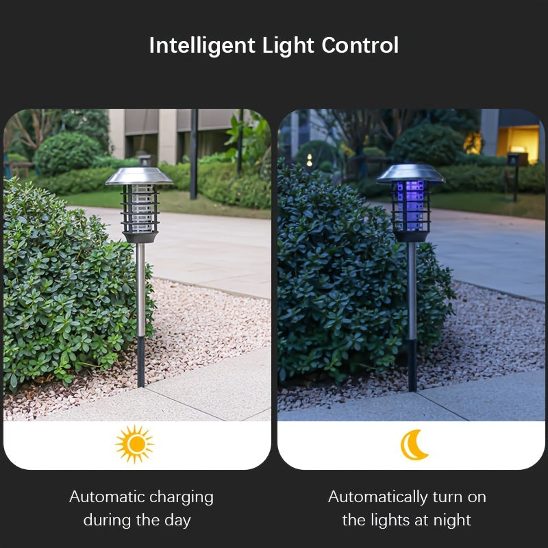 Solar-Powered Bug Zapper Lights, Waterproof