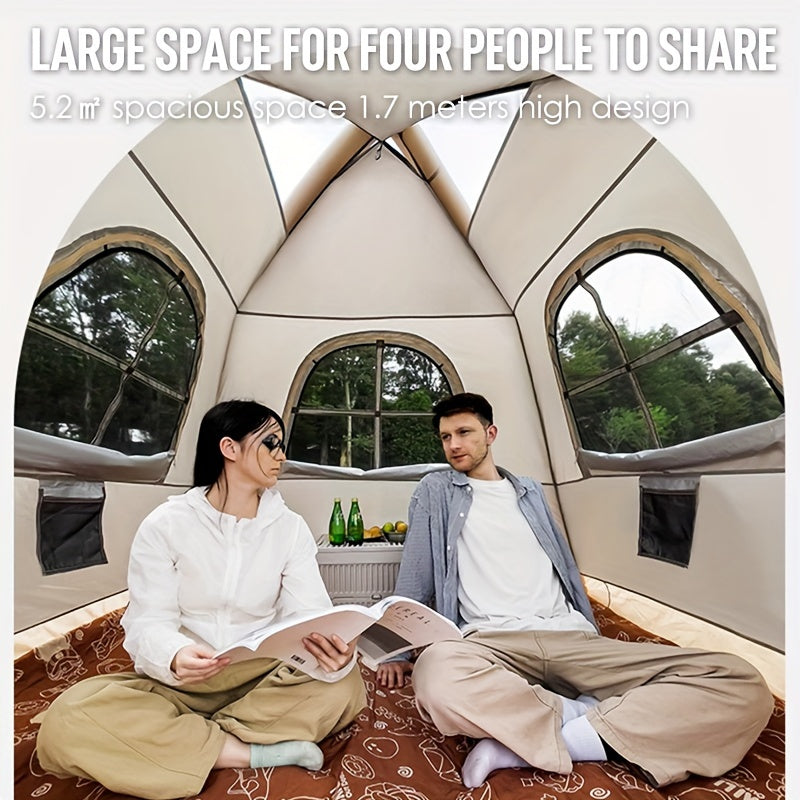 QuickPitch Portable Camping Tent - Automatic Inflatable