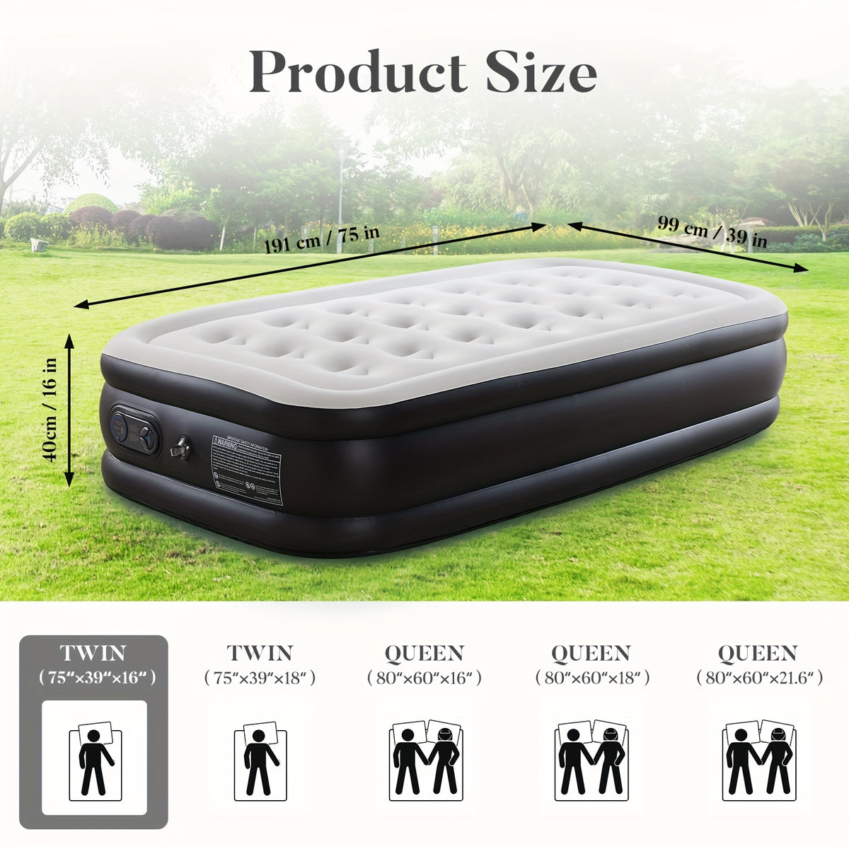 Tough, Anti- deformation Premium Camping Air Mattress