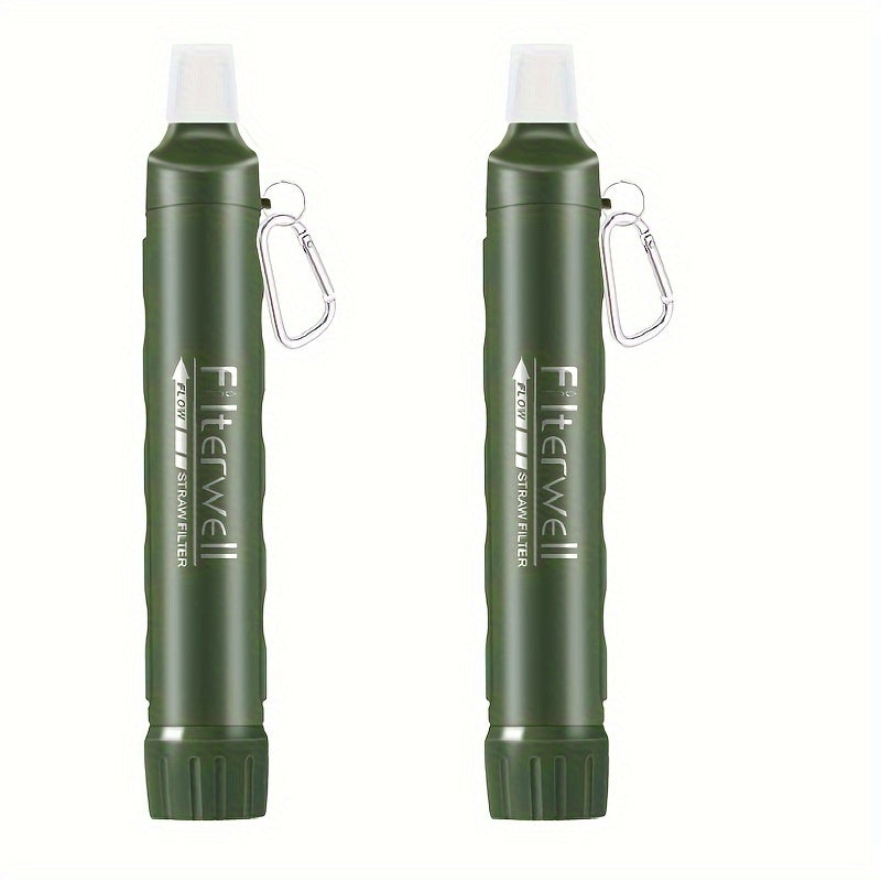 2/4pcs, Personal Water Filter Straw, Mini Water Purifier