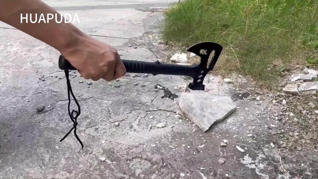 One-piece Stainless Steel Survival Axe, Multi-purpose Hammer
