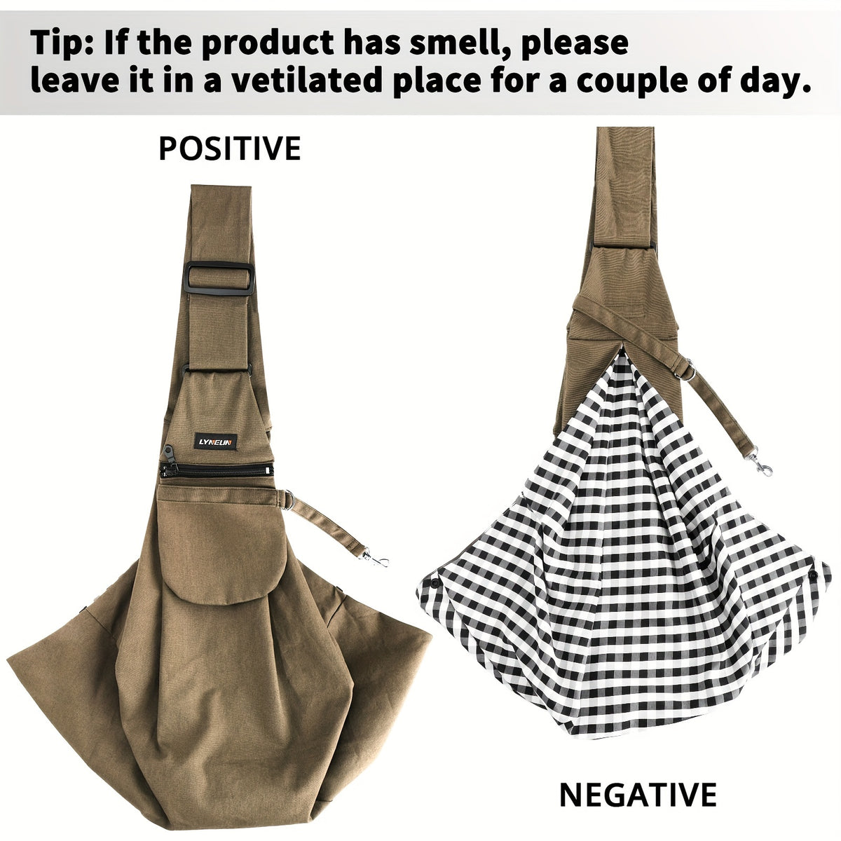 Large Capacity Pet Pal Sling Carrier - Adjustable, Lightweight, Breathable, and Comfortable