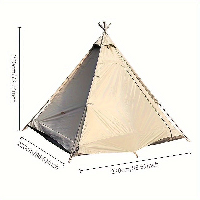Luxury Pyramid Tent With Sky Curtain