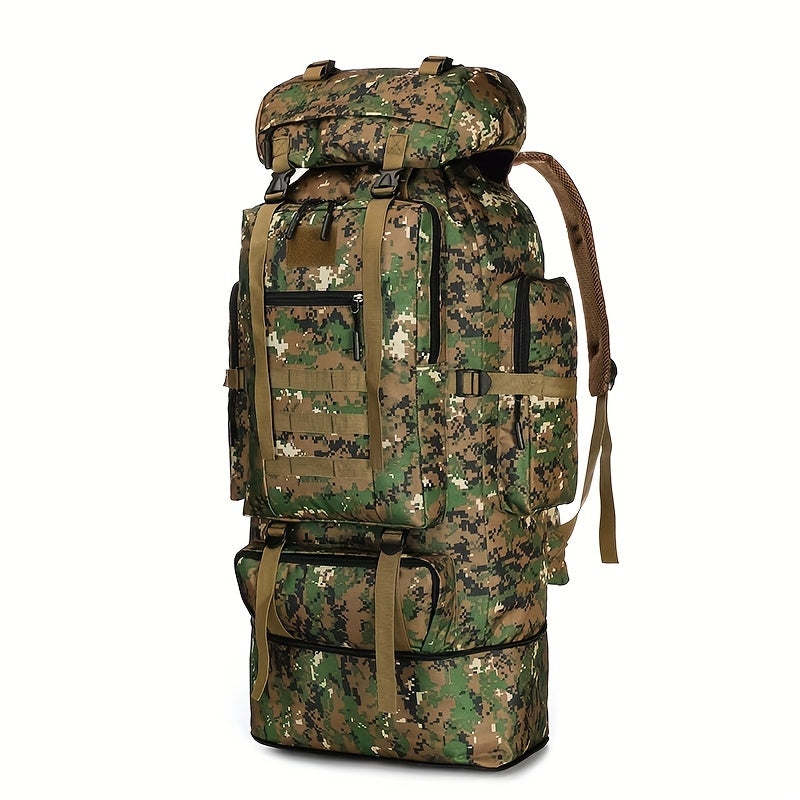 JUMAHE 18.5 gal-26.5 gal Expandable Hiking Backpack with Camouflage Print
