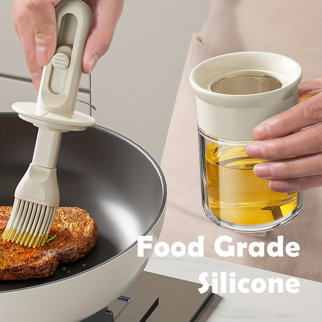 Barbecue Brush With Oil Pot