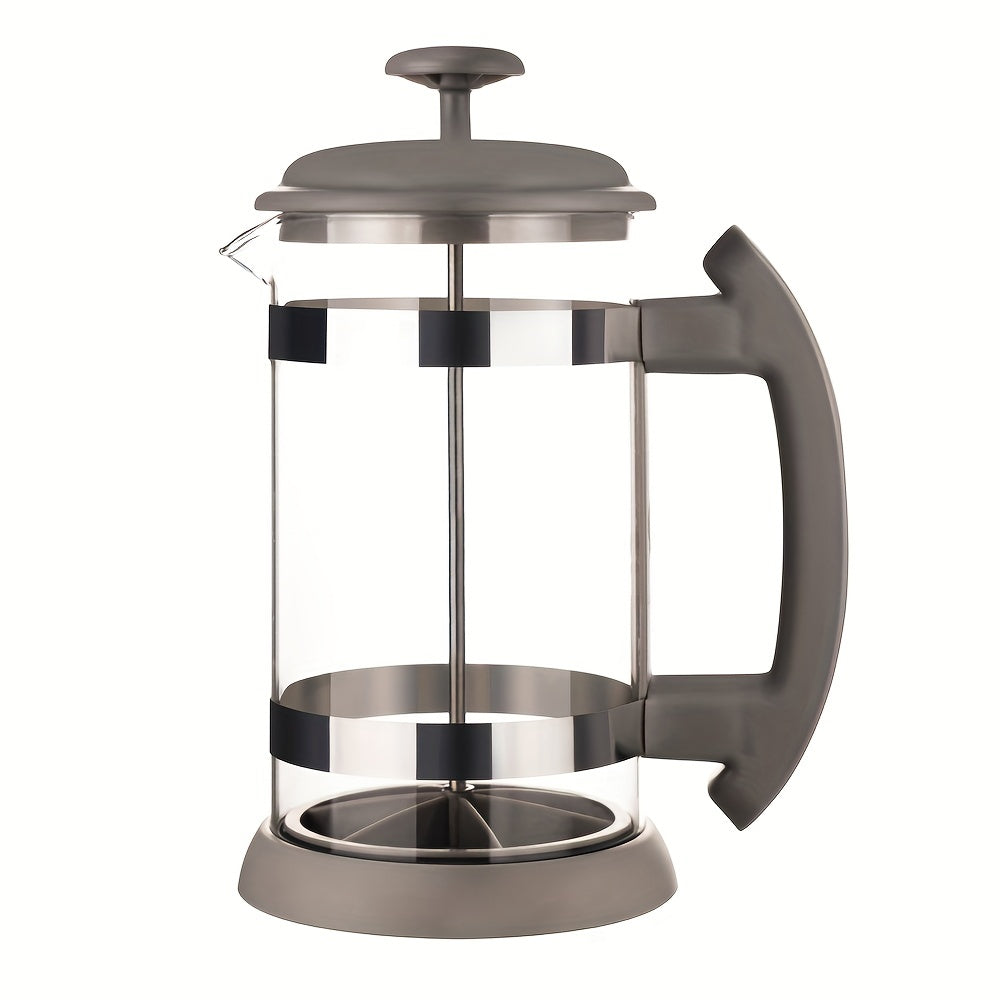 34oz French Press Coffee Maker - Heat-Resistant Thick Glass, 304 Stainless Steel