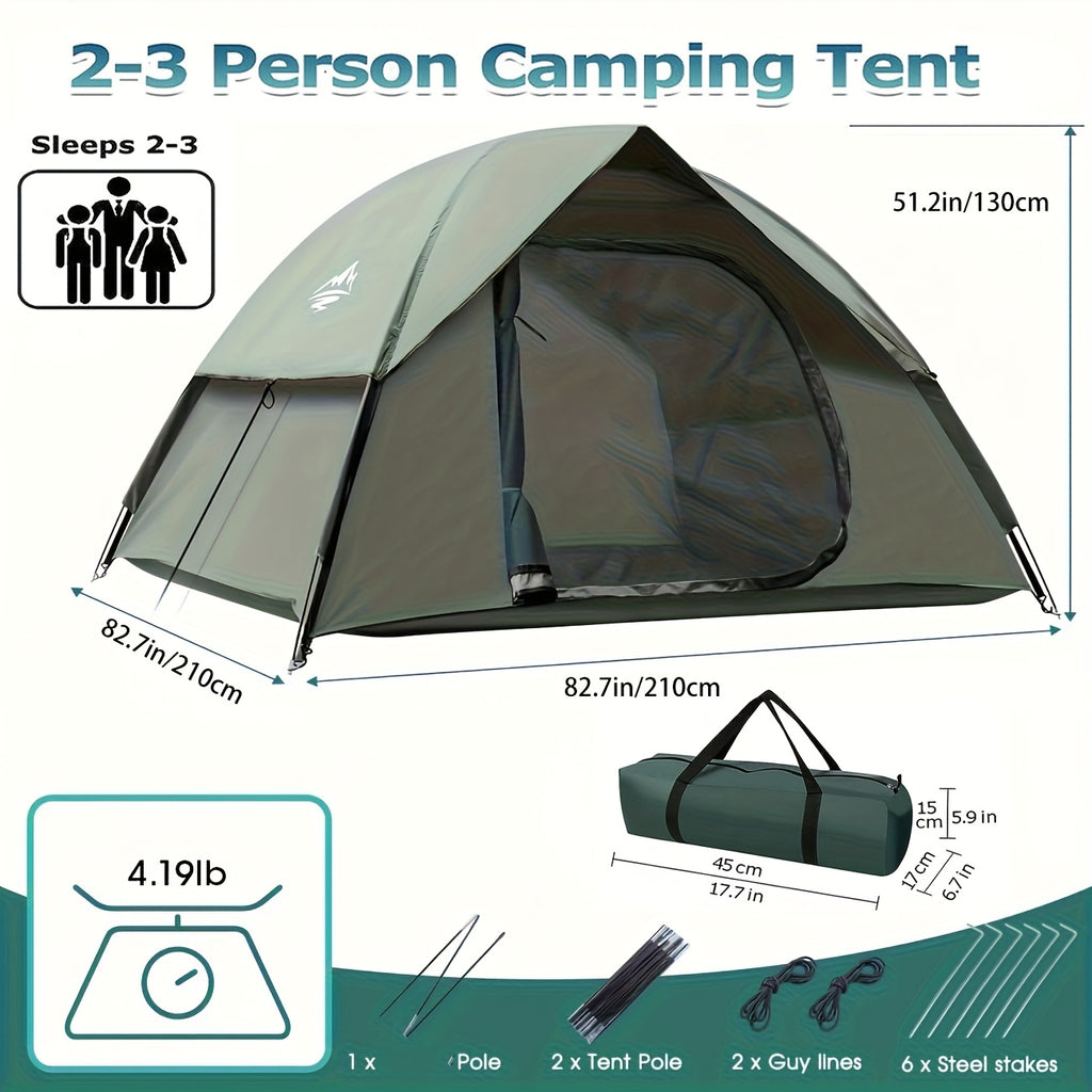 Tent for Camping, Suitable for 2 to 5 Individuals