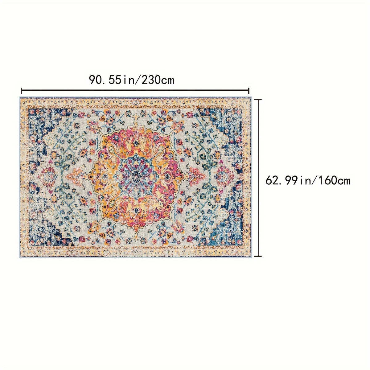 Vintage Bohemian Outdoor Camping Mat - Machine Washable