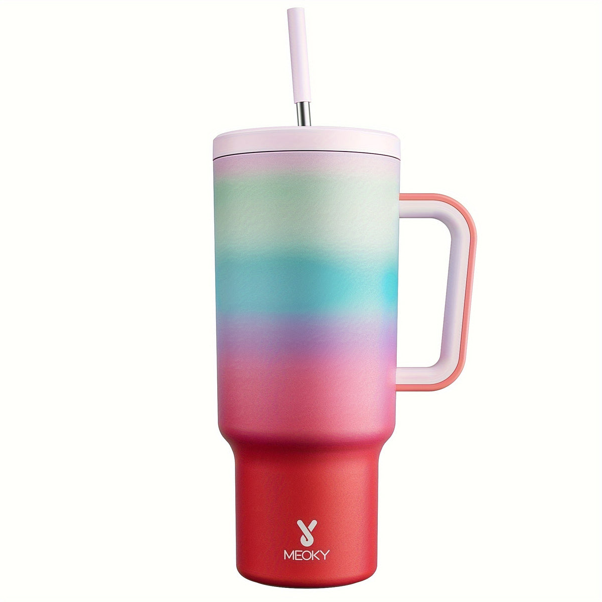 40oz Stainless Steel Insulated Tumbler With Lid And Straw