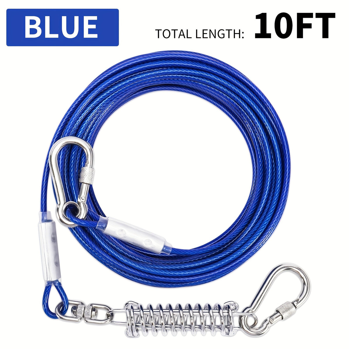 Pet Tie Out Cable For Dogs, 10/20/30ft