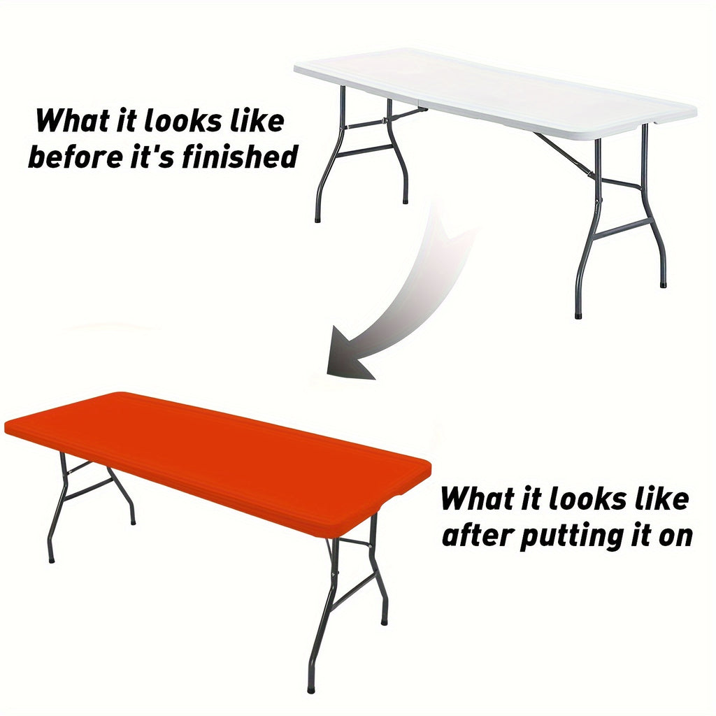 Rectangular Semi-Circle Tablecloth