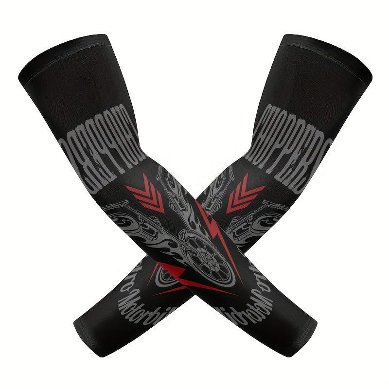 1 Pair Men's Skinny Arm  Sleeves For Summer