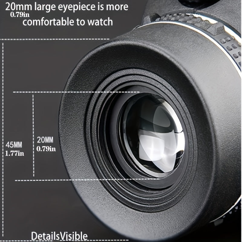 Large Objective Monocular - Crystal-Clear Field Vision,