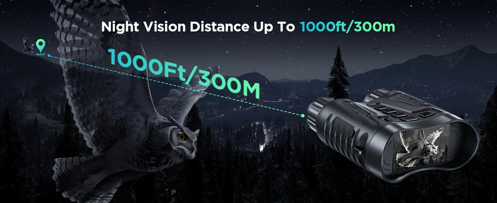 High-Definition Infrared Binoculars for Nighttime Use
