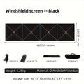 Camping windproof board, collapsible