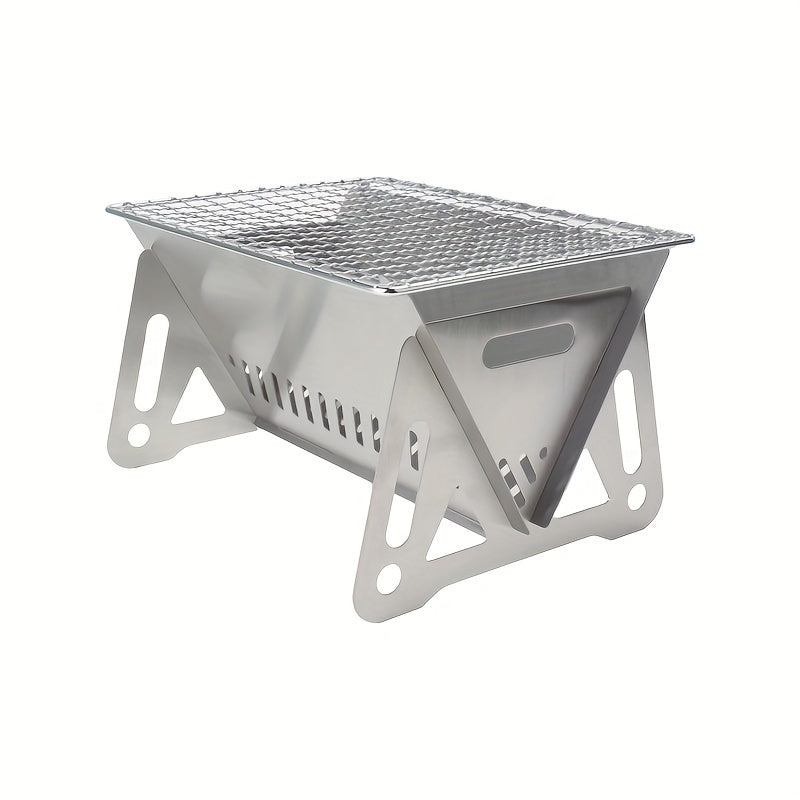Portable Silvery Barbecue Grill - Available in 2 Sizes