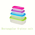 Fresh-keeping Box 4/5/6pcs Set with Lid Food Storage Container