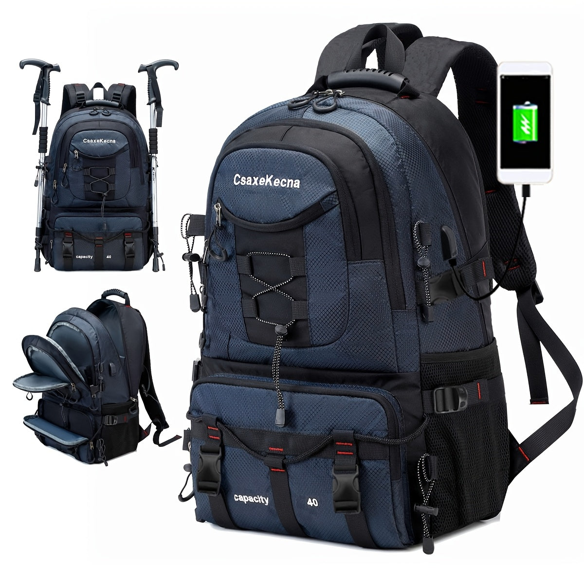17-inch Laptop Compatible Durable Polyester Backpack