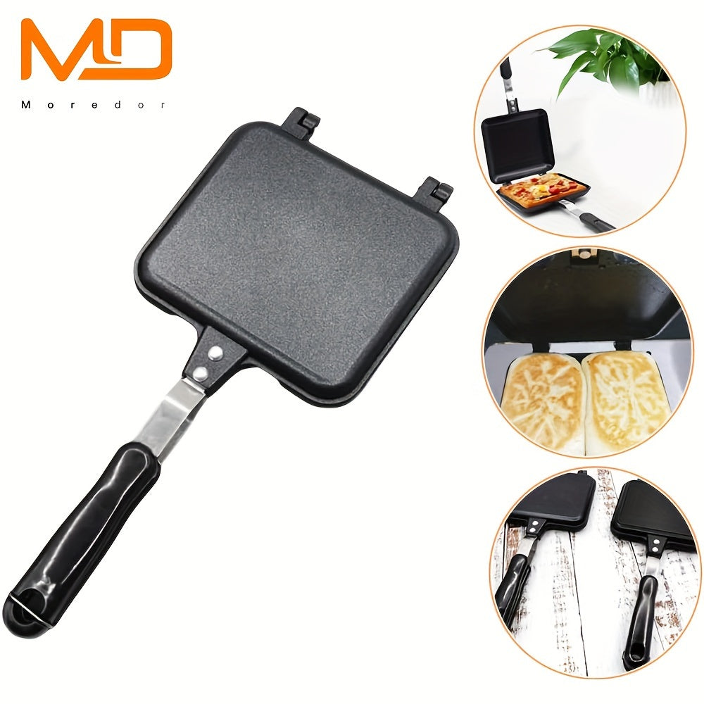 Double-Sided Non-Stick Sandwich Maker & Griddle Pan