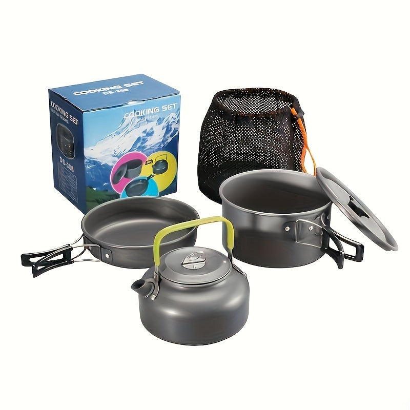 Non-stick  Foldable Camping Cookware Set,
