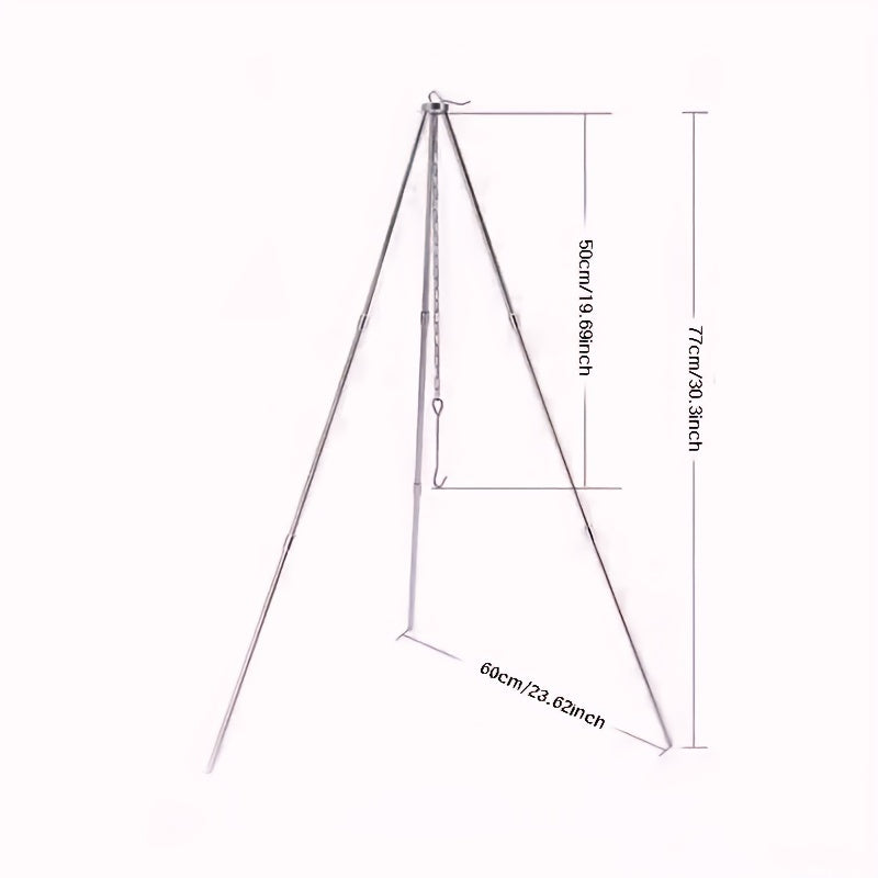 1pc 3 Sections Outdoor Camping Bonfire Stand
