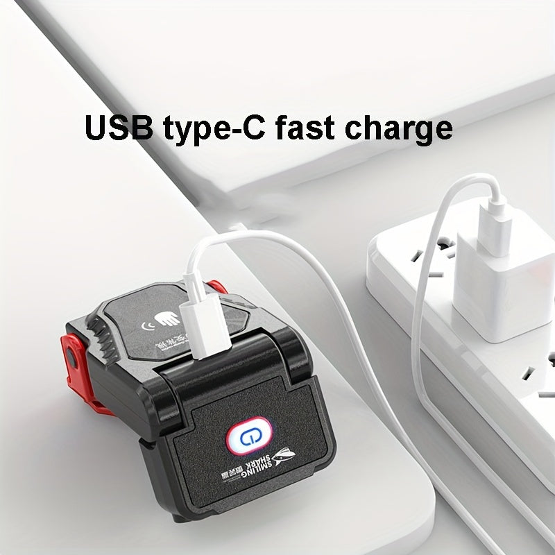 Rechargeable LED Headlight, Mini Hands-free Clip On Cap Light