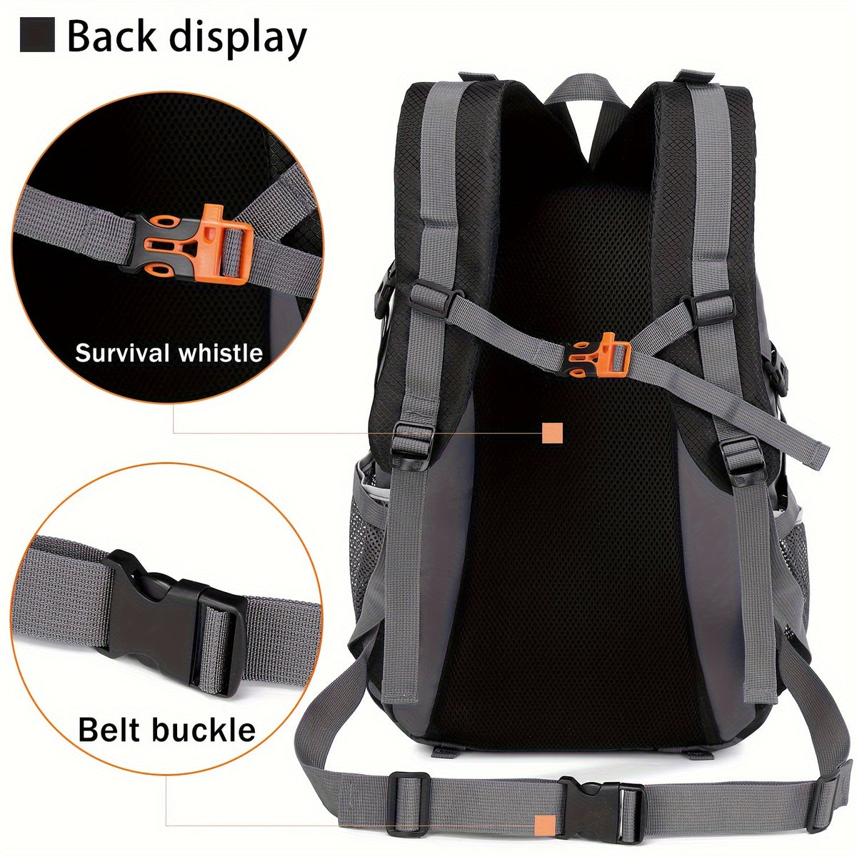 Outdoor Sports Backpack, Multi Functional Large Capacity