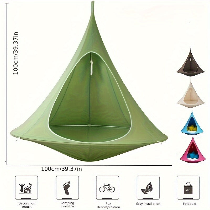 Foldable Outdoor Garden Hammock Chair, Large Size