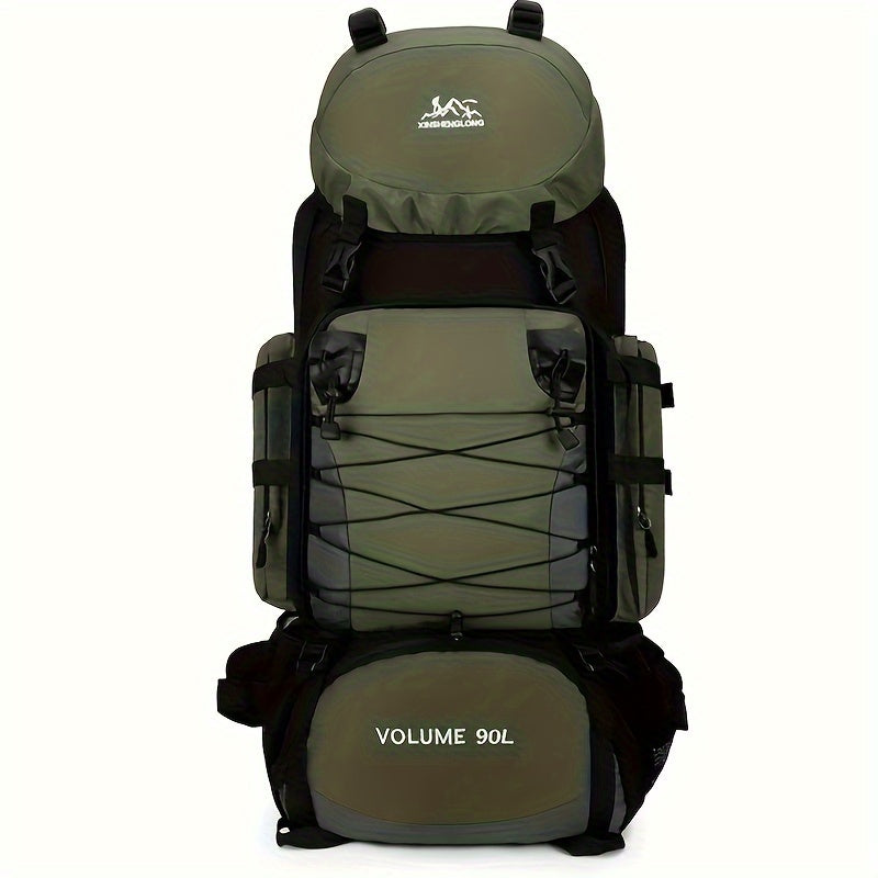 Durable 90L Large Capacity Hiking Backpack | Multi-Compartment Design