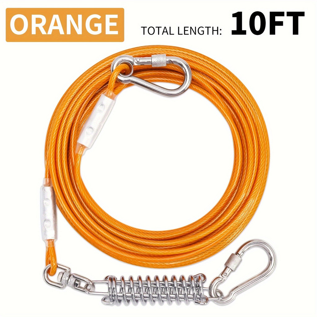Pet Tie Out Cable For Dogs, 10/20/30ft