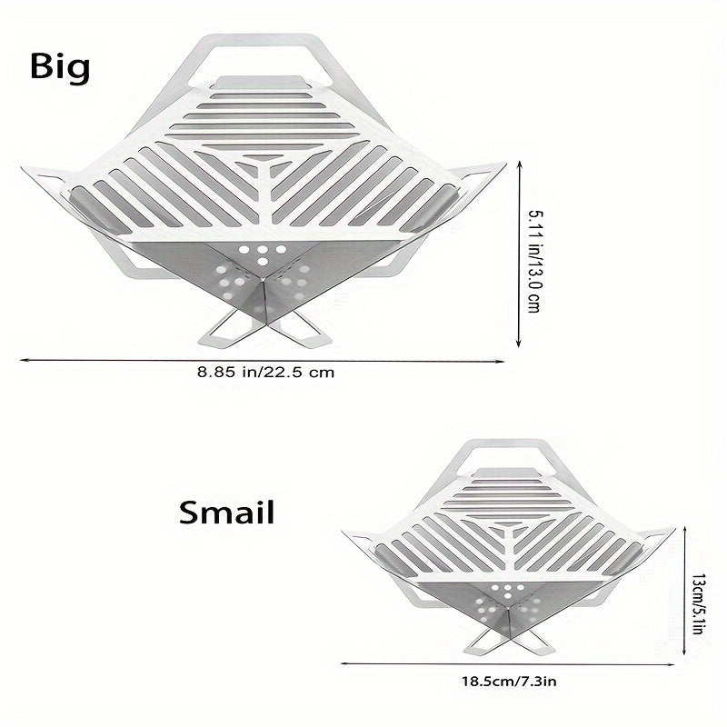 2pcs Mini Grill Wood Stove Burner Picnic Stove