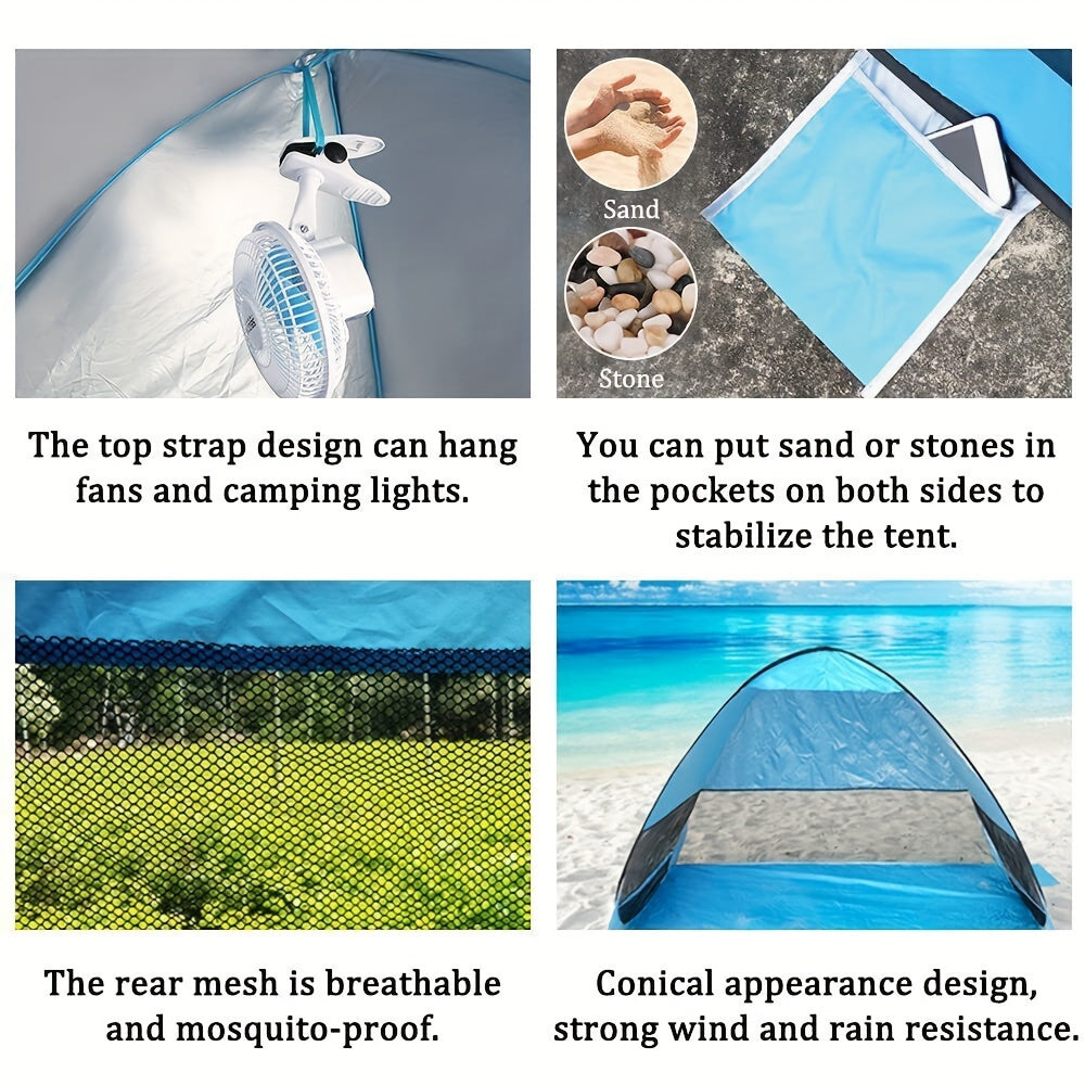 Pop Up Beach Tent Portable Sun Shade Shelter