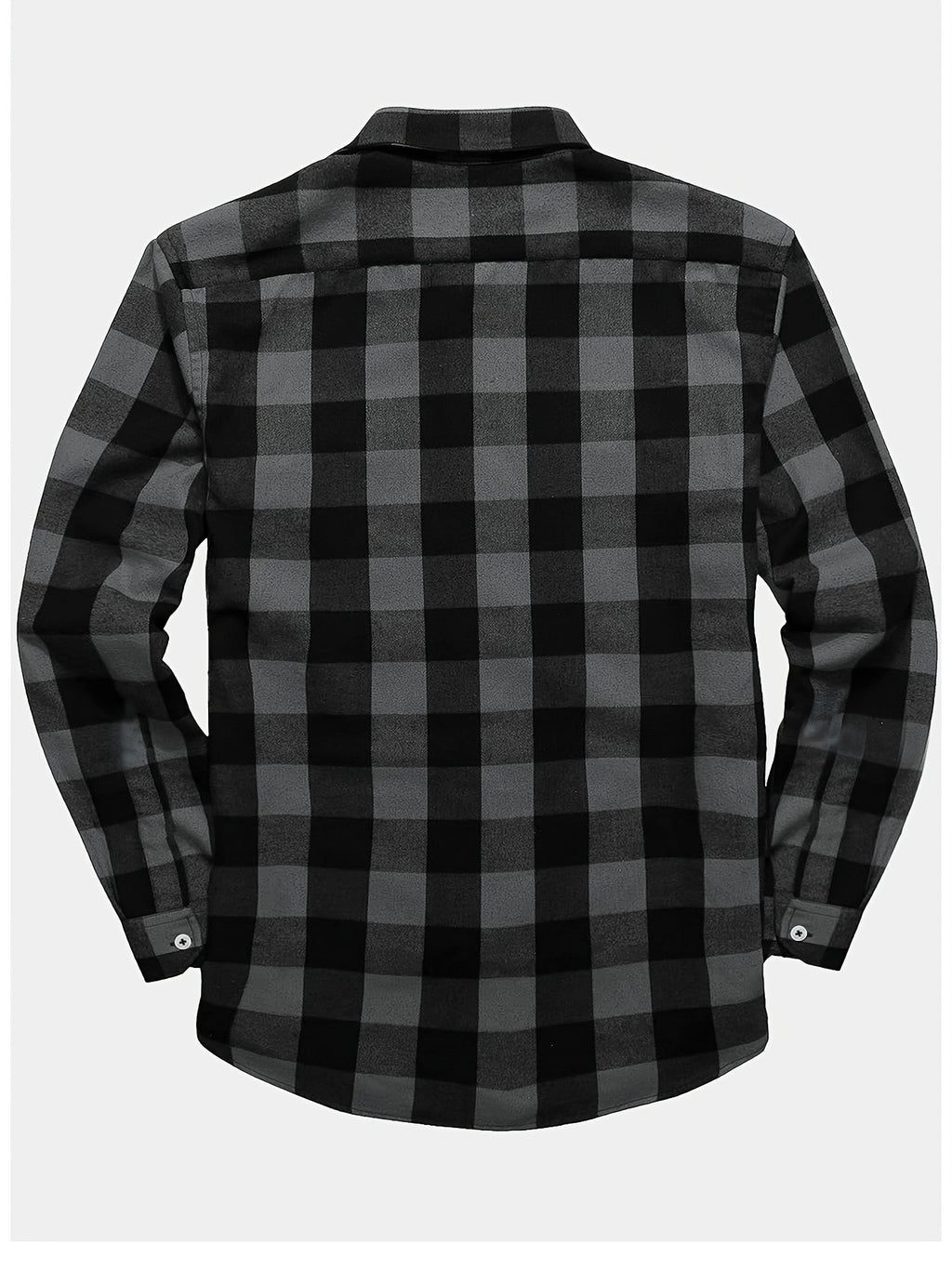 3pcs Stylish Plaid Pattern Long Sleeve Button Down Shirts