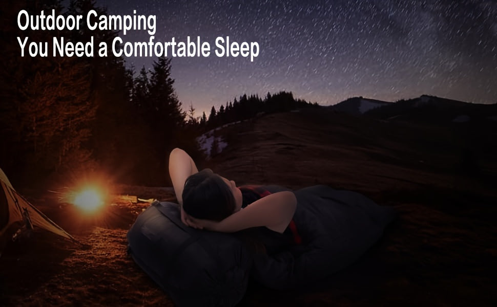 0 Degree Sleeping Bag - 100% Flannel XXL - Adults Big and Tall