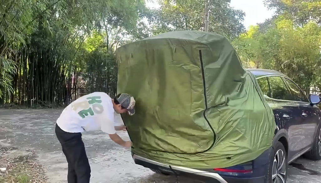 Car Rear Tent - Spacious Canopy, Waterproof