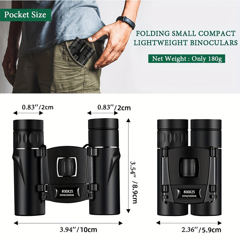 800x25 High-Power Long-Range Binoculars Telescope - HD Zoom