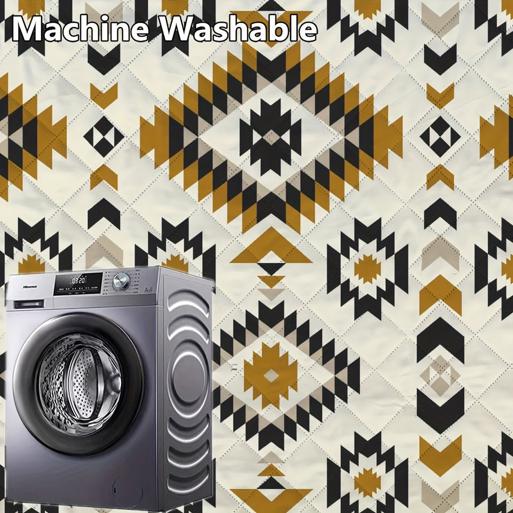 Waterproof Geometric Pattern Picnic Mat
